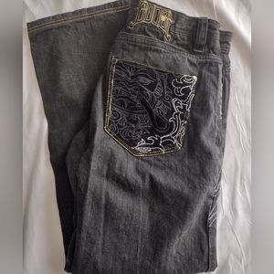 COOGI Jeans sz 35,34 Black Retro 90s